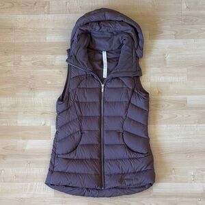 lululemon athletica Chocolate brown Puffer Vest